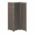 【51%OFF!送料無料! 衝立3連】ブラインド式開閉幕のホームパーティション（高さ1720mm）ブラウン■JP-LB3BR
