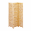 【51%OFF!送料無料! 衝立3連】ブラインド式開閉幕のホームパーティション（高さ1720mm）ナチュラル■JP-LB3NA