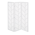 【49%OFF!送料無料! 衝立3連】和風パーティション（高さ1500mm）ホワイト■JP-Y300-3WH