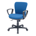 【39%OFF送料無料】【オフィスチェア（ブルー）】包まれるフィット感の肘付きチェア■SNC-022KBL