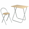 【38%OFF!送料無料! フォールディングテーブルセット】折りたたみ式テーブルとチェア（幅700mm）ナチュラル■TC-7050PVNA