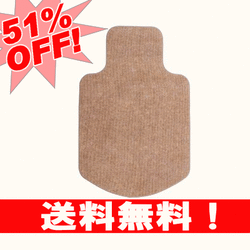 【51%OFF!送料無料!】床の傷防止にOAチェア用マット（ブラウン）■SNC-MAT1BR