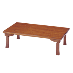 【48%OFF!送料無料! 座卓（折脚）】天然木折りたたみ式座テーブル（幅1200×奥750mm）木目■TWZ-C1275BR