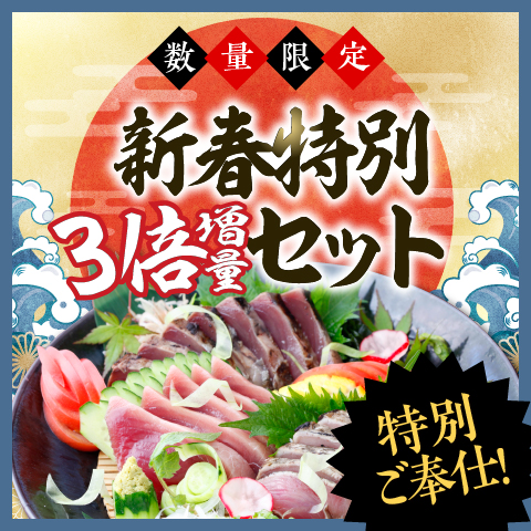 【特別ご奉仕価格】新春特別3倍増量セット(限定300セット)〔ST-10〕（WEB限定）