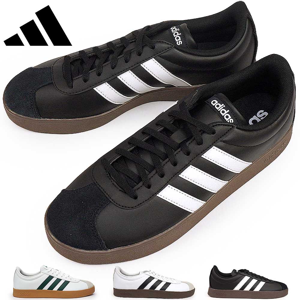 アディダス メンズ スニーカー レディース VL コートベース M コートシューズ ユニセックス 25秋冬新作 adidas VL COURT BASE M