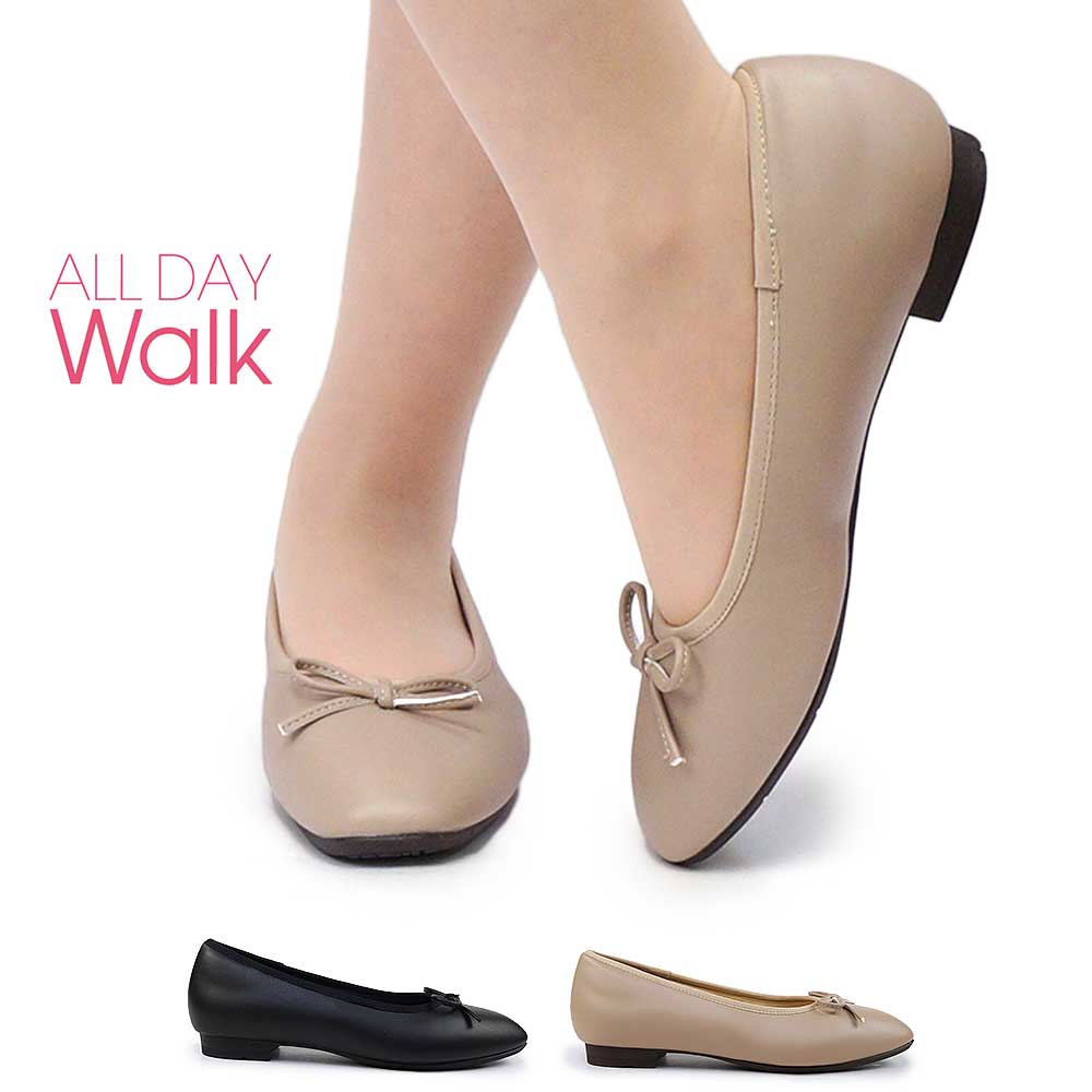 オールデイウォーク レディース パンプス ALD 320 防水 歩きやすい 痛くない 結婚式 ローヒール ALL DAY Walk
