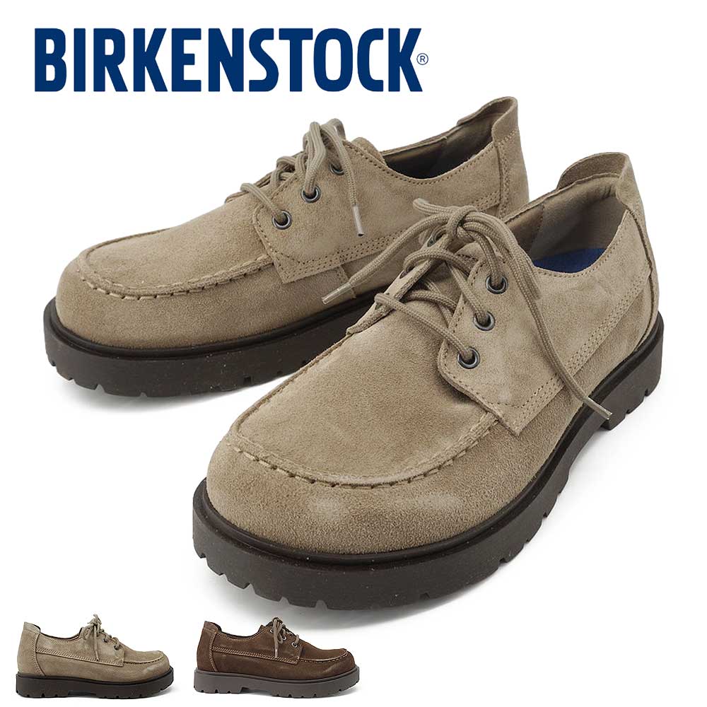 ビルケンシュトック ハイウッド モック レース ロー メンズモカシン 靴 コンフォート スエードレザー 26秋冬新作 Birkenstock Highwood Moc Lace Low