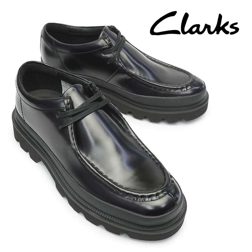 【ブラックフライデー】クラークス メンズ カジュアルシューズ バデルシーム 厚底 レースアップ Clarks Badell Seam