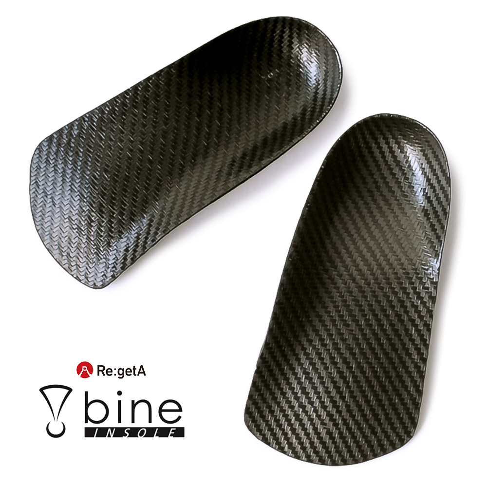 【年末大感謝祭】リゲッタ 中敷き バイン インソール bi-001 ハーフソール 履き心地アップ 快適 負担軽減 Re:getA bine insole