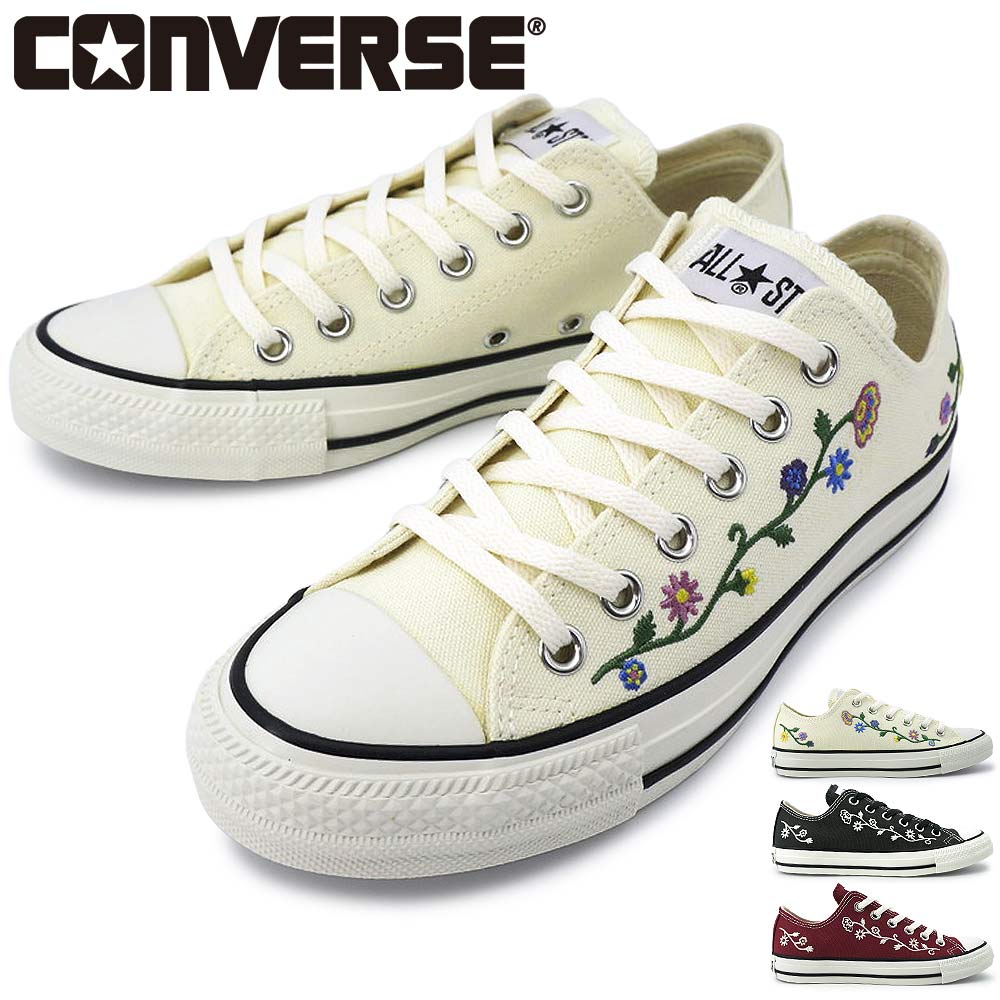 【夏のクリアランスセール】コンバース スニーカー オールスター フォークステッチ OX レディース ローカット 26秋冬新作 CONVERSE ALL STAR FOLKSTITCH OX