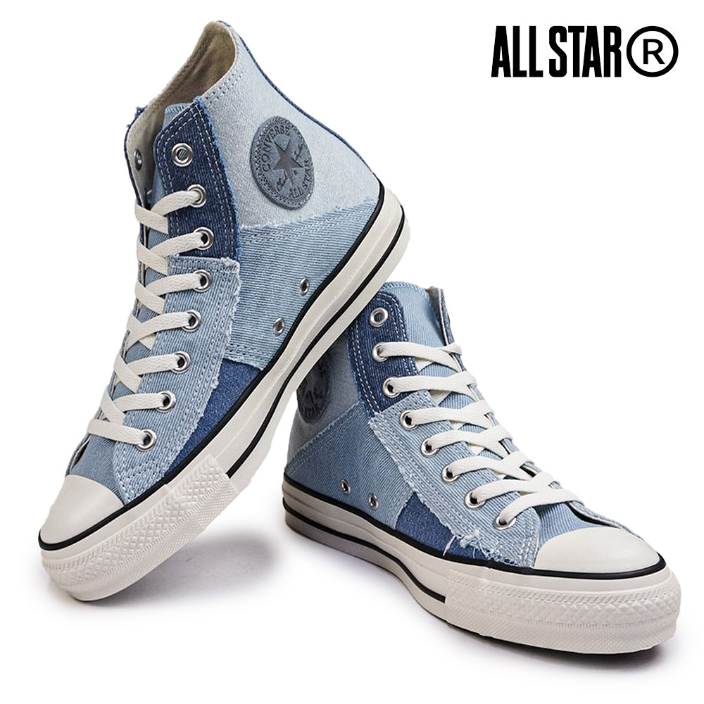 コンバース スニーカー オールスター R デニム パッチワーク ハイ メンズ レディース ハイカット キャンバス CONVERSE ALL STAR R DENIM PATCHWORK HI
