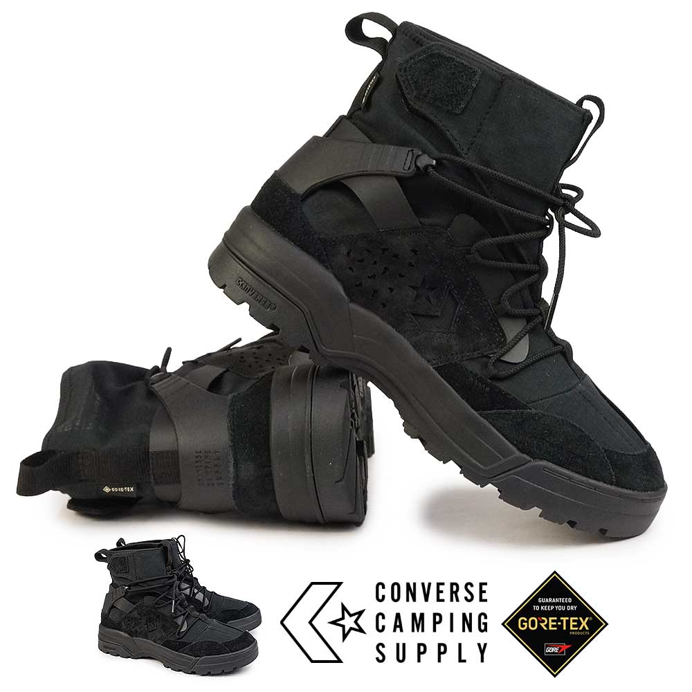【ウィンターセール】コンバース スニーカー QAK CP GORE-TEX HI / F/CE. メンズ 防水 撥水 シェブロンスター キャンピング サプライ CONVERSE CAMPING SUPPLY CHEVRON & STAR QAK CP GORE-TEX HI / F/CE.