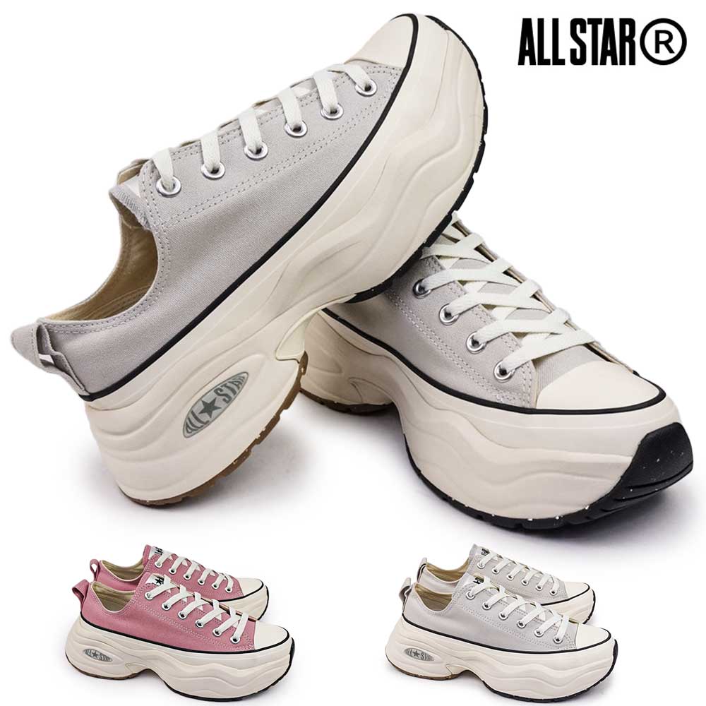 コンバース 厚底 スニーカー オールスター アール サージトレーナー OX メンズ レディース ハイカット CONVERSE ALL STAR R SURGETRAINER OX