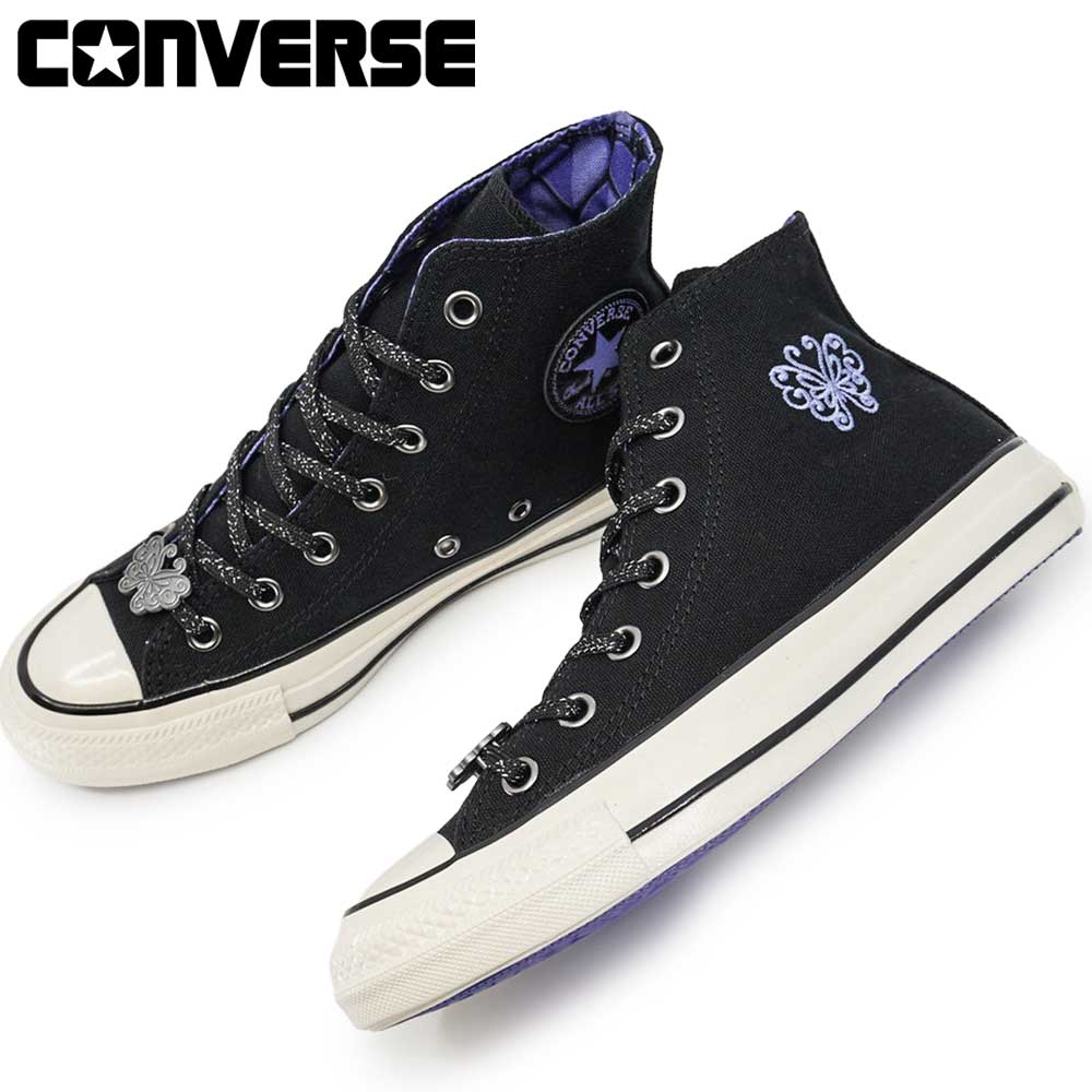 【決算セール】コンバース オールスター エイジド HI ANNA SUI レディース ハイカット スニーカー 蝶 刺繍 コラボ 26春夏新作 CONVERSE ALL STAR AGED HI ANNA SUI
