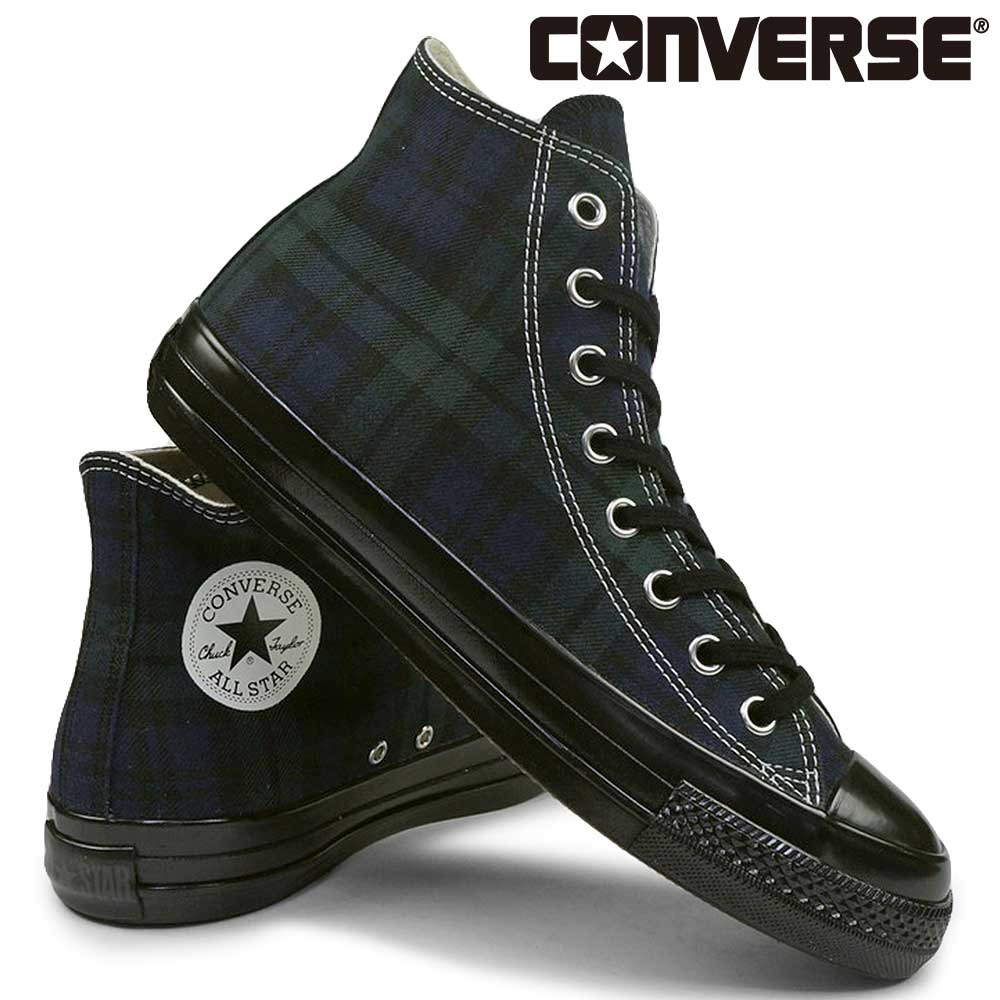コンバース オールスター エイジド CK HI スニーカー メンズ ハイカット ブラックウォッチ 25秋冬新作 CONVERSE ALL STAR AGED CK HI