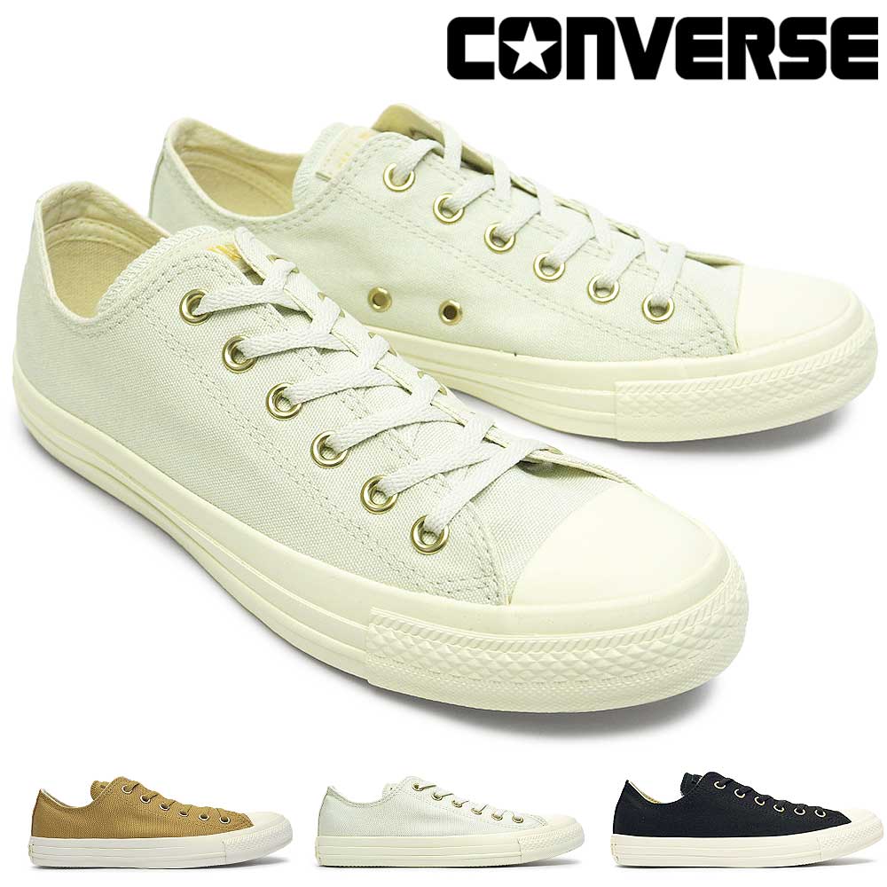 コンバース オールスター ローカット ゴールドロゴラベル OX スニーカー レディース メンズ CONVERSE ALL STAR AGED AC OX