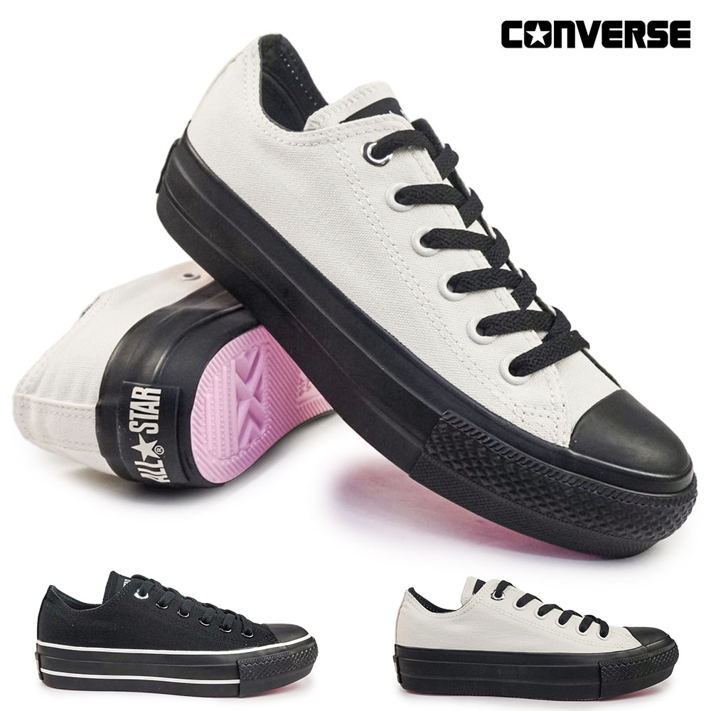 コンバース スニーカー レディース オールスター PLTS ハートアイレット ＢＰ OX ローカット 厚底 レースアップ CONVERSE ALL STAR PLTS HEARTEYELET BP OX