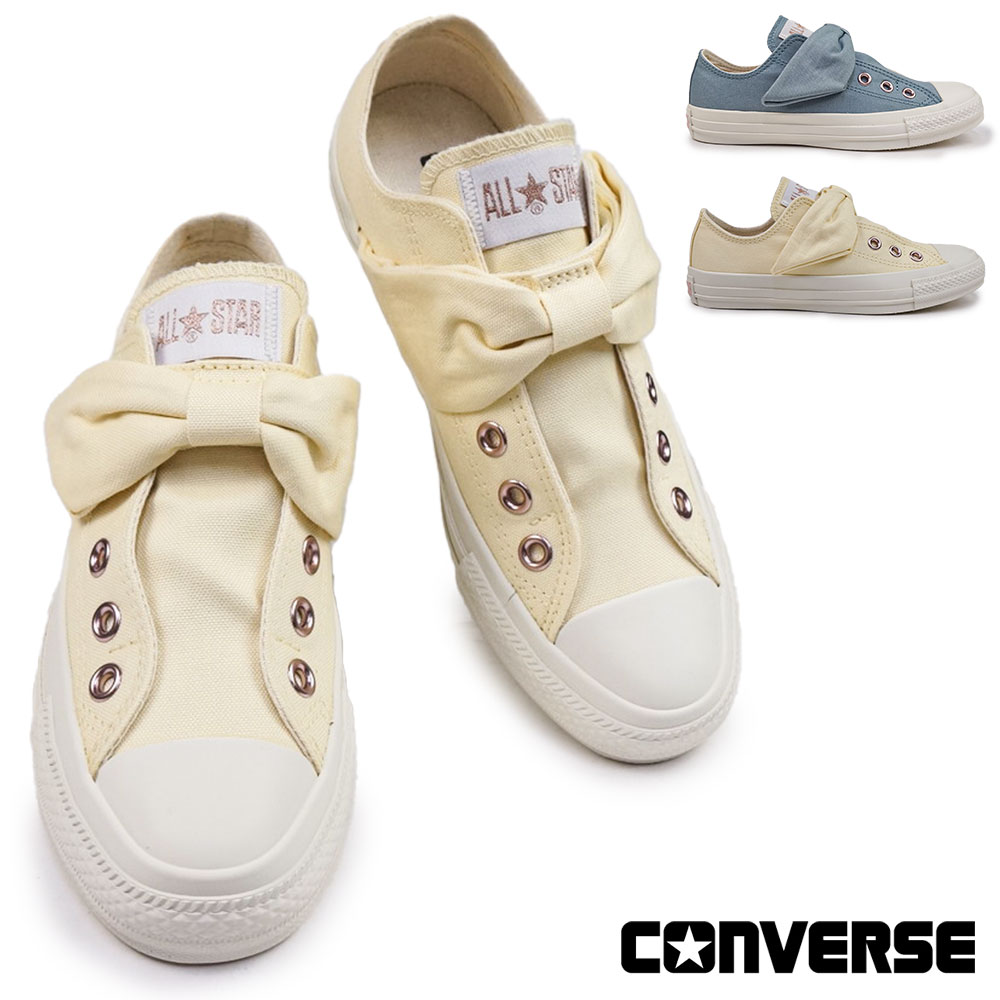 コンバース レディース オールスター リボンストラップ PG OX スニーカー ローカット スリッポン 紐 なし マジックテープ CONVERSE ALL STAR RIBBONSTRAP PG OX