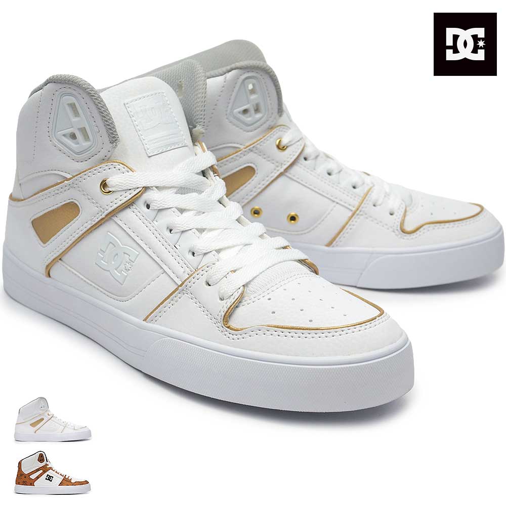 【決算セール】DC スニーカー メンズ ピュア ハイトップ WC SE SN DM241017 レディース ハイカット DC SHOES PURE HIGH-TOP WC SE SN