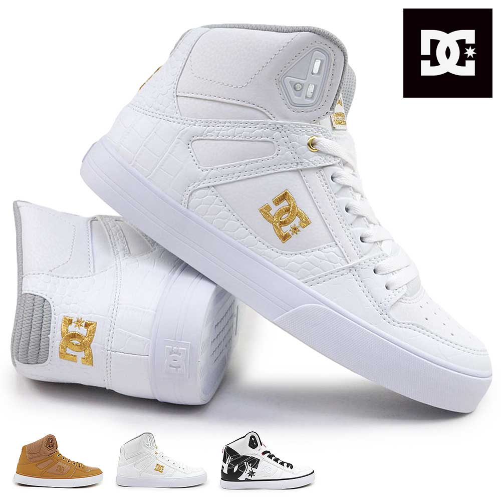 【ウィンターセール】DC メンズ スニーカー ピュア ハイトップ WC SE SN DM244020 レディース ハイカット DC SHOES PURE HIGH-TOP WC SE SN
