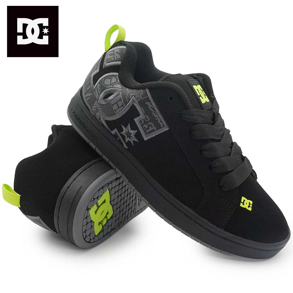 DC shoes スニーカー メンズ COURT GRAFFIK ディーシーシューズ DM261018 ビッグロゴ スエード 26春夏新作 DC SHOES COURT GRAFFIK