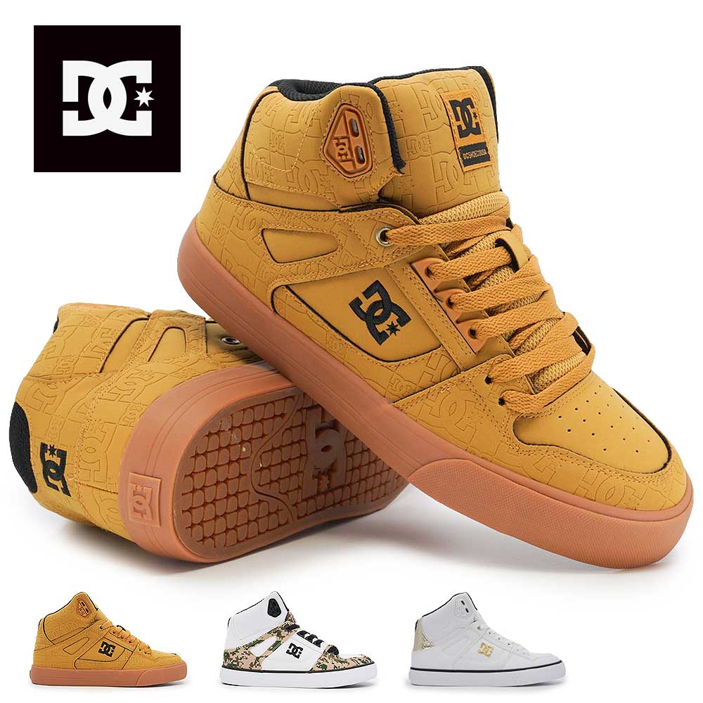 DCシューズ ハイカット メンズ スニーカー PURE-HIGH TOP SE SN DM264303 ディーシーシューズ 26秋冬新作 DC SHOES