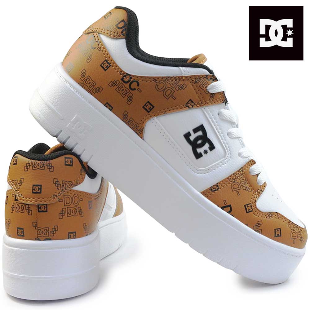 【ウィンターセール】DC レディース スニーカー マンテカ 4 プラットフォーム SN DW241001 厚底 DC SHOES MANTECA 4 PLATFORM SN