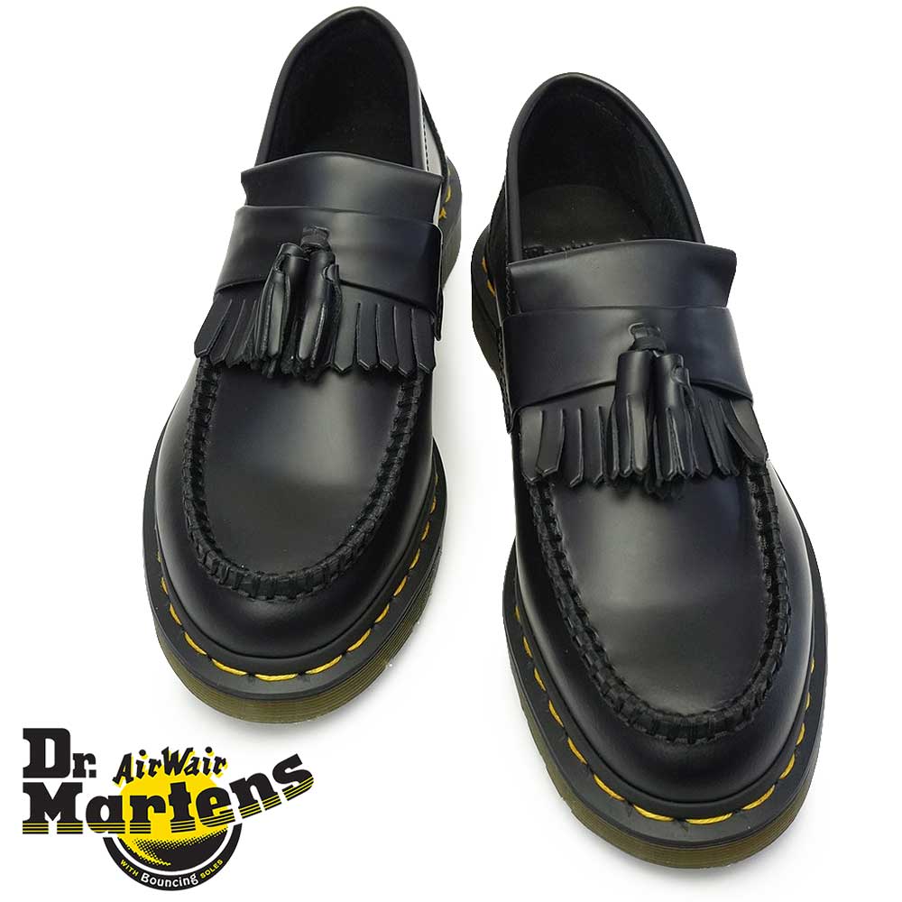 【年末大感謝祭】ドクターマーチン タッセルローファー エイドリアン イエローステッチ 22209001 メンズ レディース Dr.MARTENS ADRIAN YS