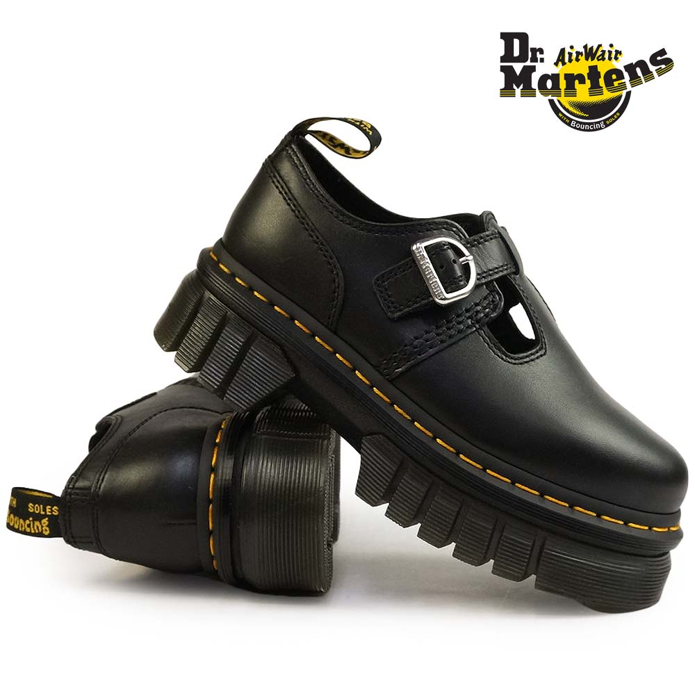【年末大感謝祭】ドクターマーチン Audrick T Bar レディース Tバー レザーシューズ 厚底 正規品 Dr.MARTENS Quad Neoteric Audrick T Bar Shoe