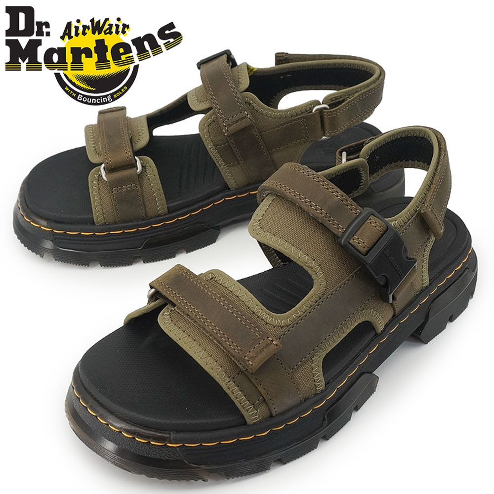 【決算セール】ドクターマーチン サンダル フォースター メンズ レディース バックストラップ 面ファスナー 正規品 Dr.Martens FORSTER II