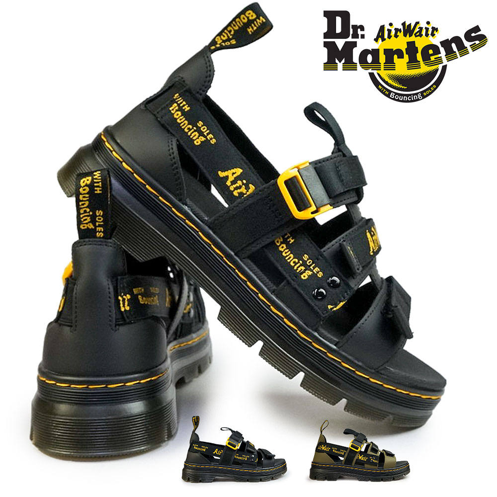 【年末大感謝祭】ドクターマーチン サンダル PEARSONII ペアソン2 メンズ レディース レザー ベルトストラップ 面ファスナー 正規品 Dr.Martens PEARSON II サンダル