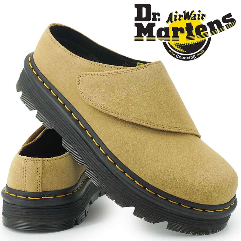 【サマーセール】ドクターマーチン サンダル ZEBZAG メンズ レディース スエード レザー 41730200 ゼブザグ 厚底 Dr.Martens ZEBZAG ANYWAIR