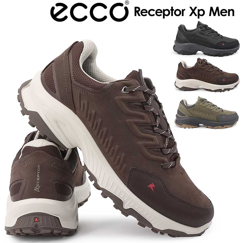 エコー 靴 防水 アウトドアシューズ スニーカー メンズ レセプター Receptor Xp Men 854314 スエード ヌバック 透湿 26秋冬新作 ECCO Receptor Xp Men