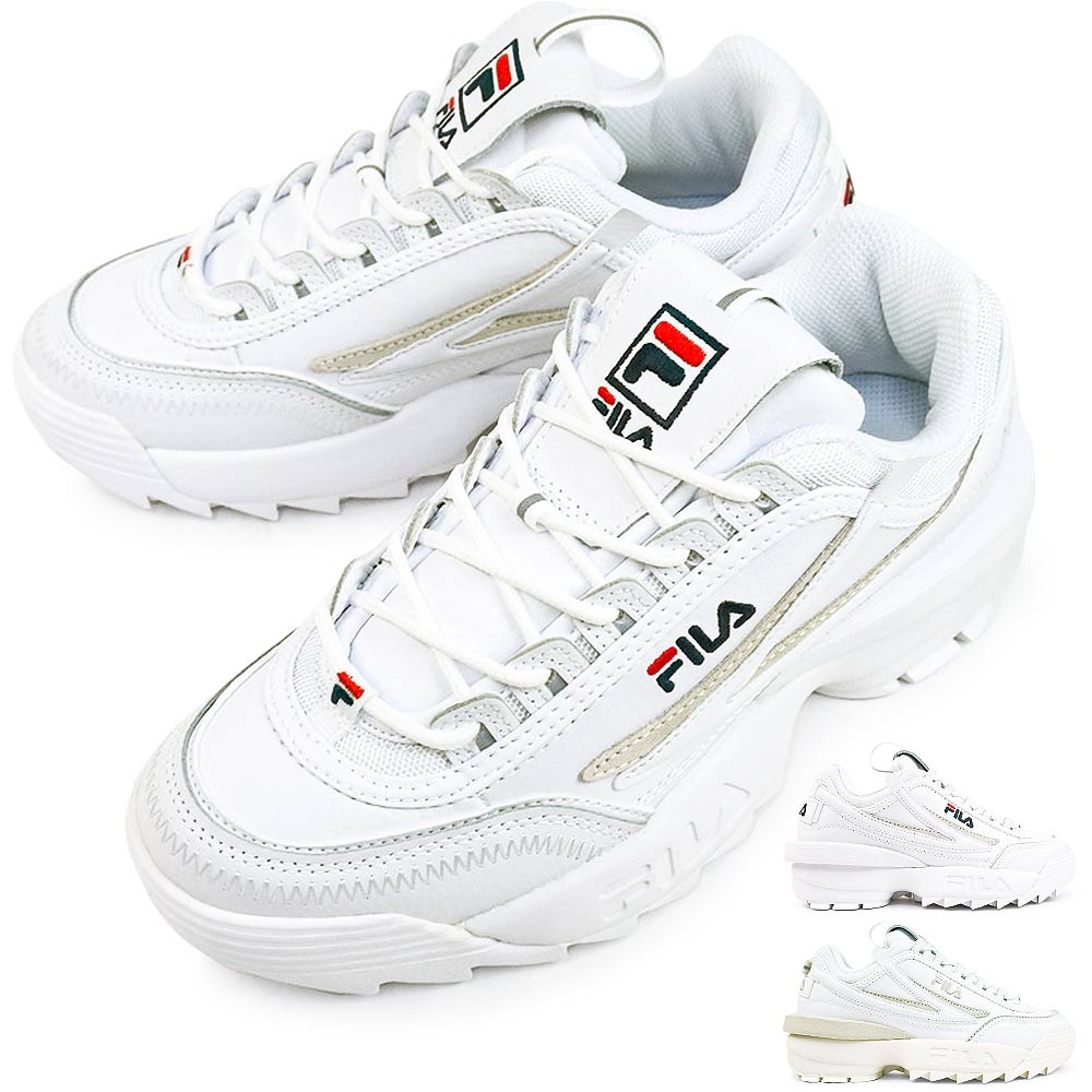 【夏物ラストSALE！】フィラ スニーカー レディース 5XM02256 5XM02296 ディスラプター2 EXP 厚底 FILA DISRUPTOR II EXP