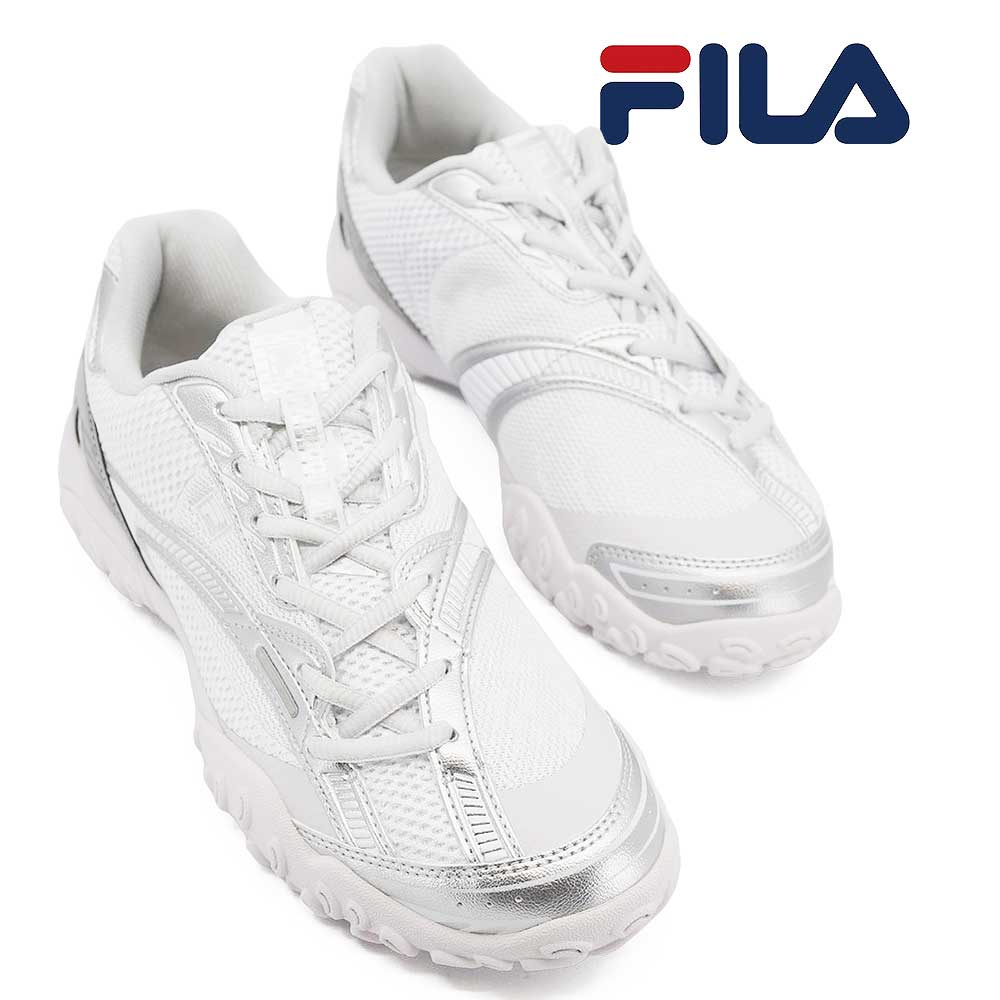 フィラ スニーカー レディース エシャッペ MS v2 FM0100987 シルバー カジュアルスニーカー 通勤 通学 26春夏新作 FILA ECHAPPE MS v2