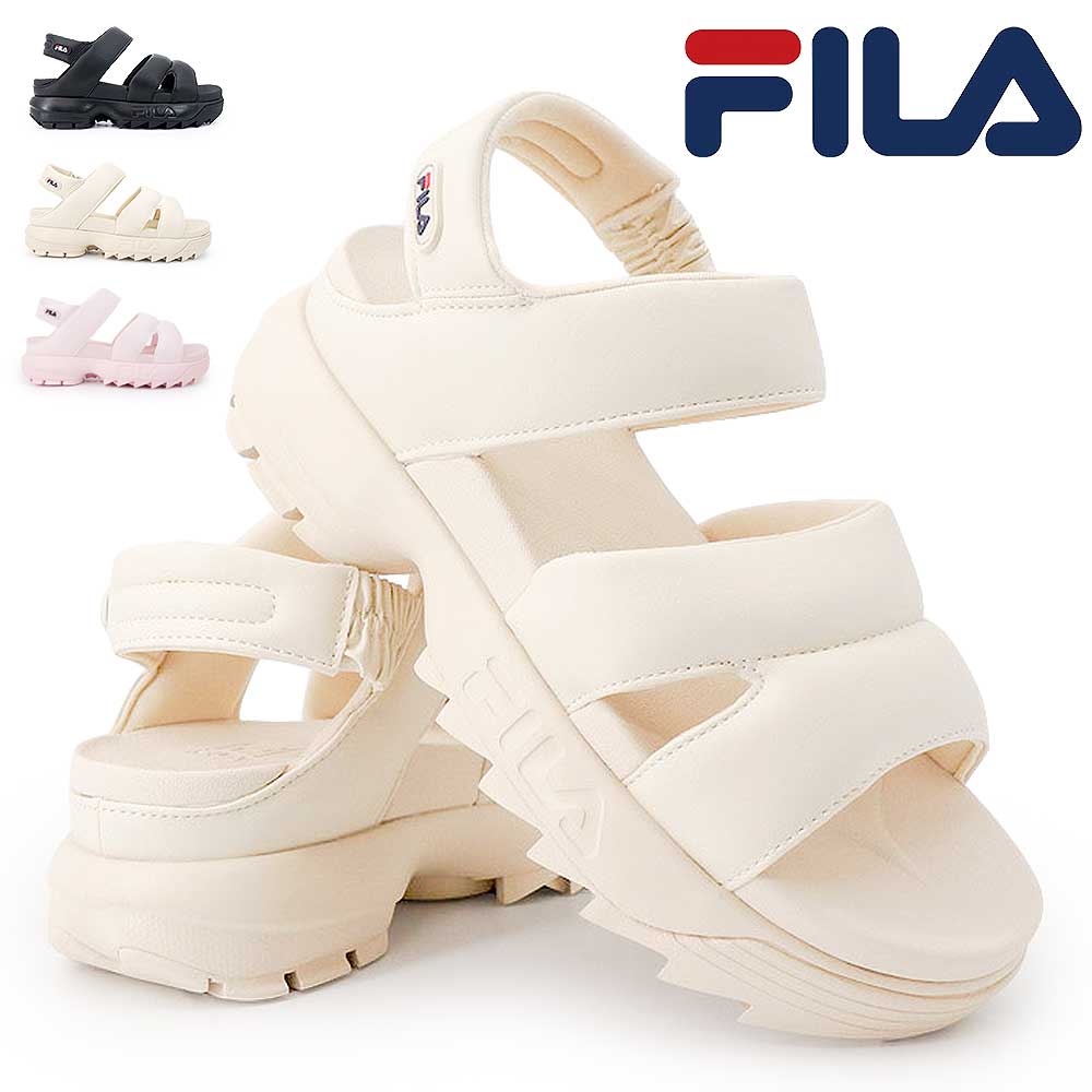 フィラ 厚底 サンダル レディース ディスラプター バブルサンダル FM0101018 26春夏新作 FILA DISRUPTOR BUBBLE SANDAL
