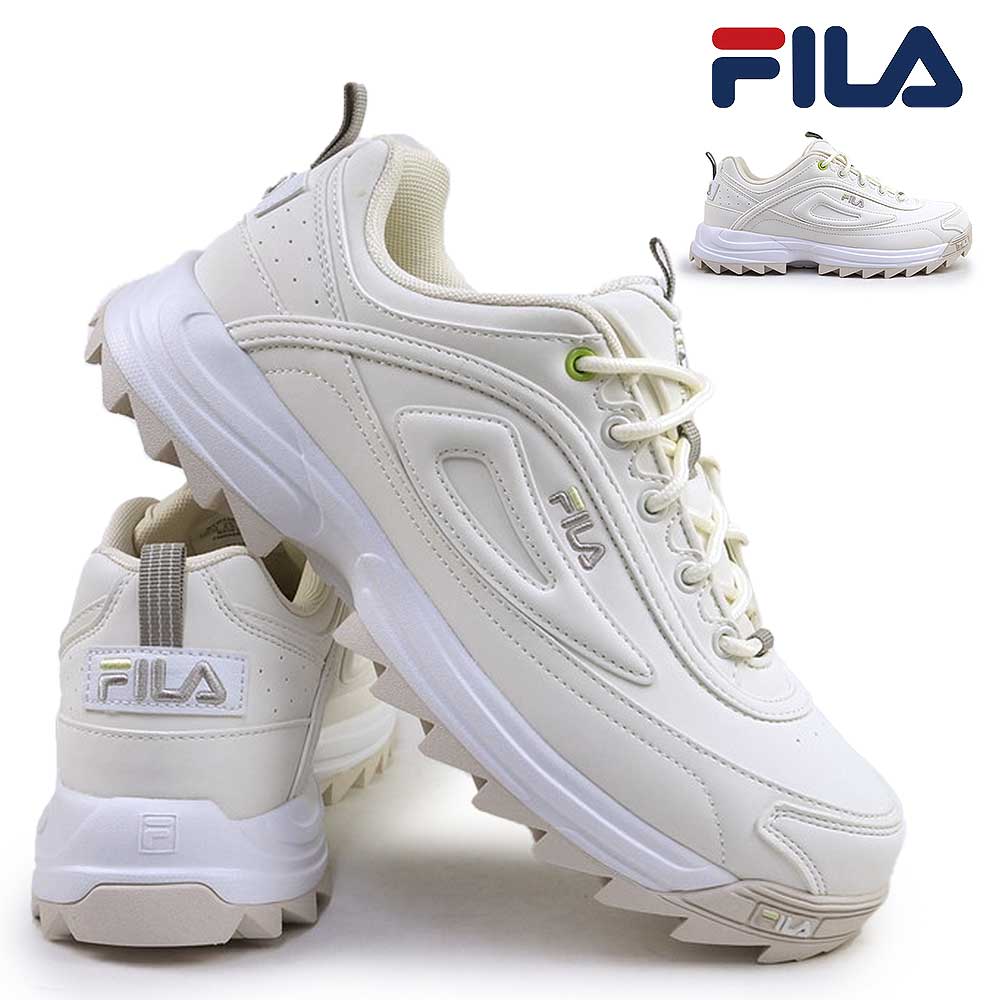 【決算セール】フィラ スニーカー レディース ディストーター プレミアム WFW24025 メンズ 厚底 シャークソール FILA Distorter Premium