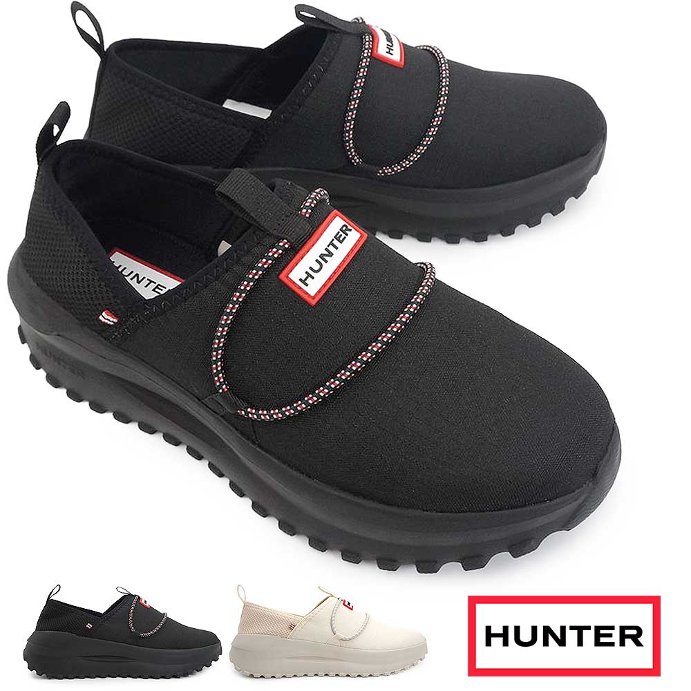 ハンター レディース メンズ スニーカー ユニセックス イン／アウト フロー リップストップ スリッポン UFF3118NRS 26春夏新作 HUNTER UNISEX IN/OUT FLOW RIPSTOP SLIP ON