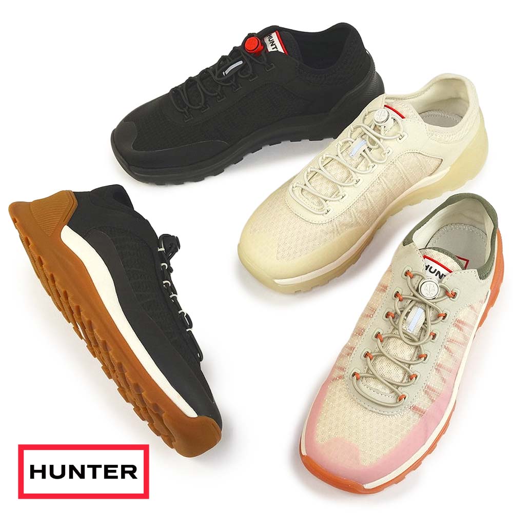 【ウィンターセール】ハンター レディース トラベル スニーカー WFF1100REN メッシュ ローカット TRAVEL TRAINER 靴 軽量 HUNTER WOMENS TRAVEL TRAINER