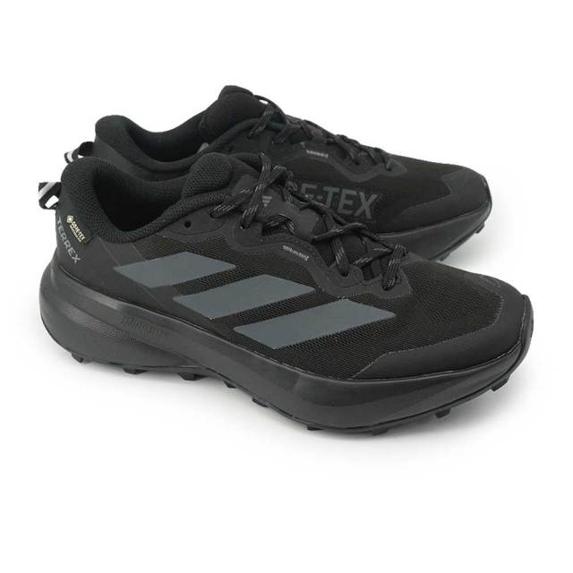 【秋トレンド先取りセール】アディダス スニーカー メンズ 防水 Terrex トレースファインダー プラス GORE-TEX トレイルランニング 26秋冬新作 adidas Terrex Tracefinder Plus GORE-TEX/KJ3792（コアブラック）