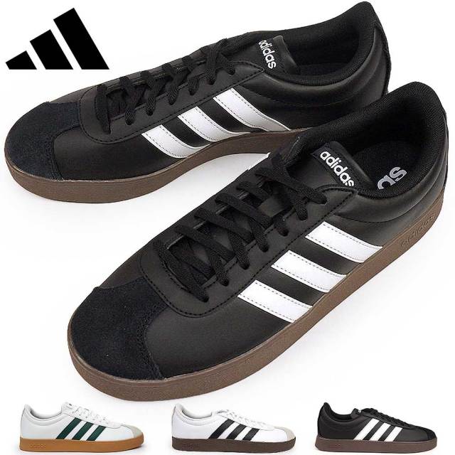 アディダス メンズ スニーカー レディース VL コートベース M コートシューズ ユニセックス 25秋冬新作 adidas VL COURT BASE M