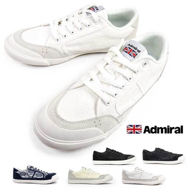 アドミラル スニーカー イノマー F ローカット AD607 レディース メンズ ボタニカル柄 レース ユニセックス Admiral Inomer F
