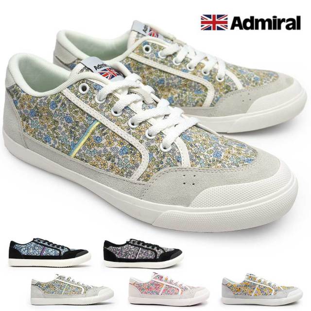 アドミラル スニーカー イノマー L ローカット AD608 レディース メンズ リバティプリント 花柄 Admiral Inomer L