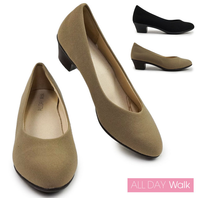 オールデイウォーク レディース パンプス ALD 321 通勤 カジュアル 抗菌 防臭 吸水速乾 軽量 ALL DAY Walk