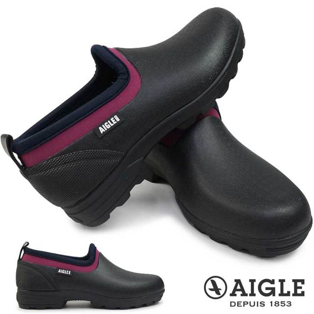 【サマーセール】エーグル レインシューズ レディース ZZFNB53 レスフォー2 クロッグ 防水 長靴 ラバーシューズ AIGLE LESSFOR 2