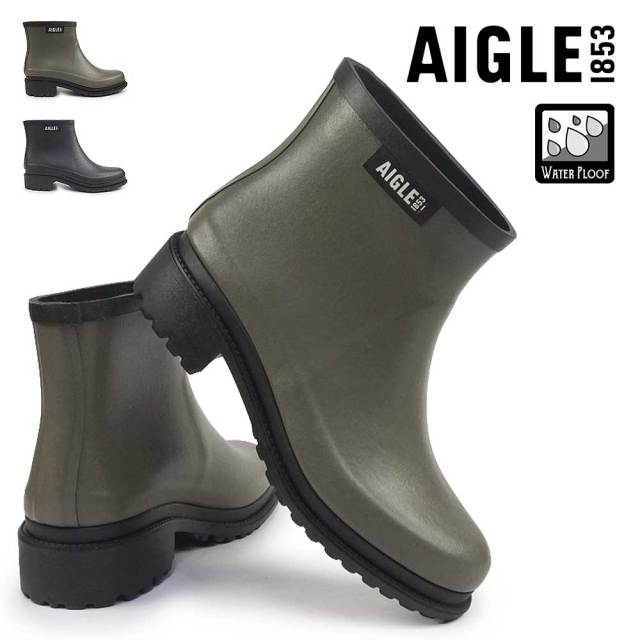 【年末大感謝祭】エーグル 長靴 レディース フルフィール ロー ラバーブーツ ZZFR111 防水 ショートブーツ AIGLE FULFEEL LOW25秋冬新作