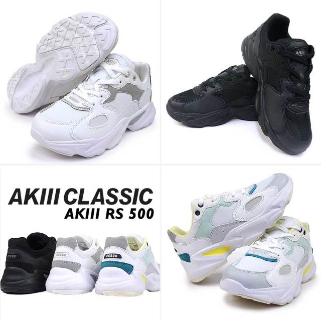アキクラシック スニーカー 厚底 レディース アキRS500 AKC-0120 韓国