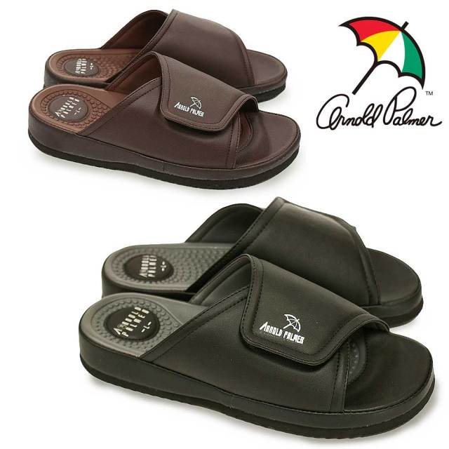 【ブラックフライデー】アーノルドパーマー メンズ サンダル AP2301 コンフォート 甲回り調整OK ベルクロ Arnold Palmer