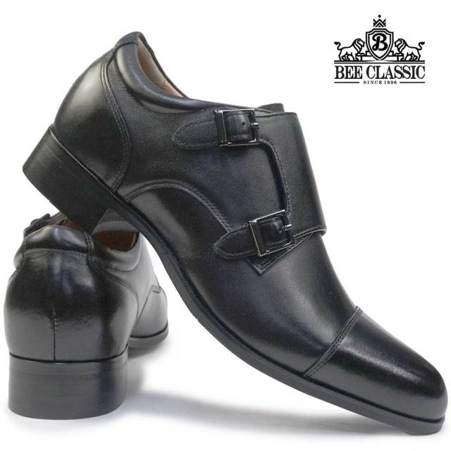 【ブラックフライデー】ビークラシック メンズ スタイルアップシューズ CB8503 3E ダブルモンク マドラス madras BEE CLASSIC