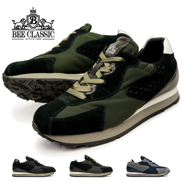 【ブラックフライデー】ビークラシック byマドラス メンズ 防水 防滑 スニーカー SPCB7040 カジュアルシューズ 3E BEE CLASSIC